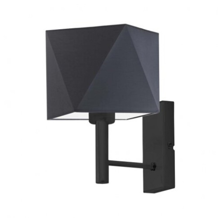 Design fali lámpa MEDAN grafit lámpabúra fekete keret 1000-978