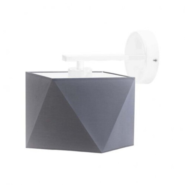 Lysne PATNA fali lámpa, szürke, 1xE27, 24x25cm