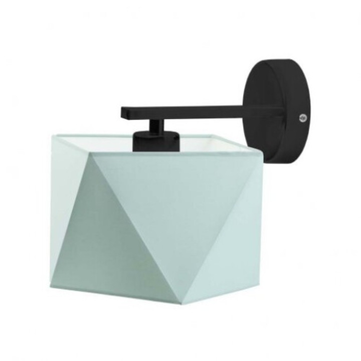 Kinkiet PATNA, Lysne, geometria, fekete, 24x25cm