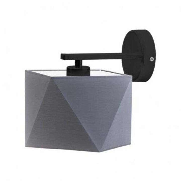 Lysne PATNA fali lámpa, szürke, 1xE27, 24x25cm