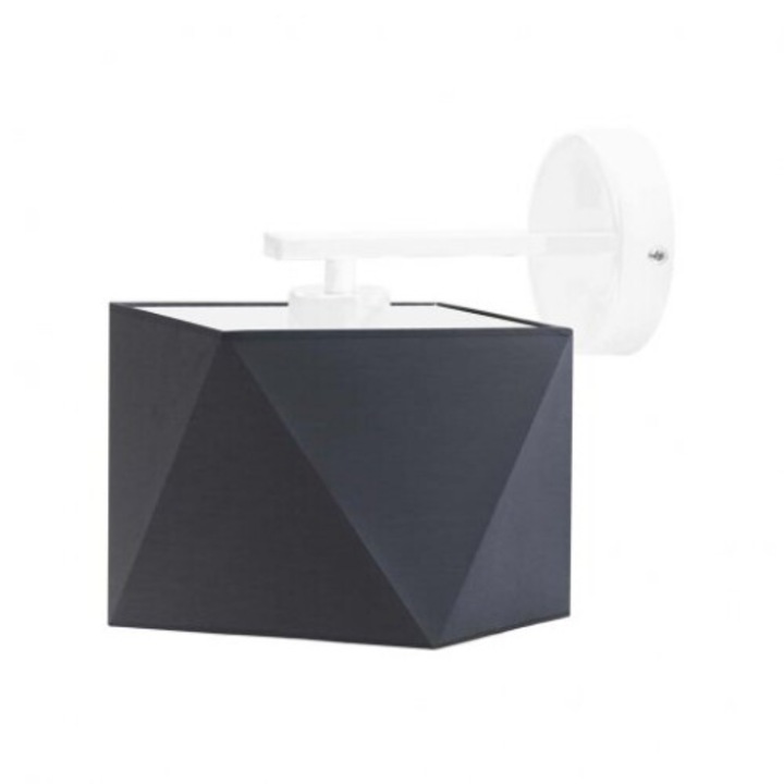 PATNA olvasólámpa, grafit búra, fehér keret, 1000-1014