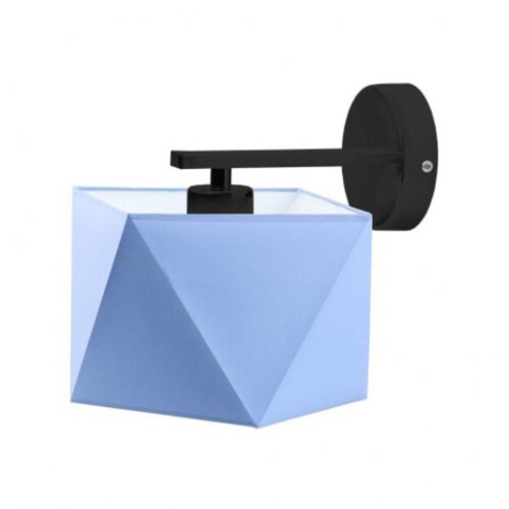 Lysne PATNA fali lámpa, gyémánt geometria, fekete, 24x25cm