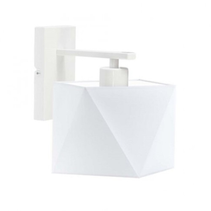 ODESSA tükör fehér lámpabúra, fehér keret, 1000-1108