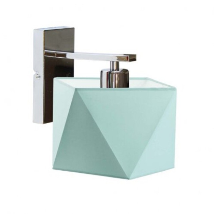 Modern fali lámpa nappaliba ODESSA menta lámpabúra króm keret 1000-1147