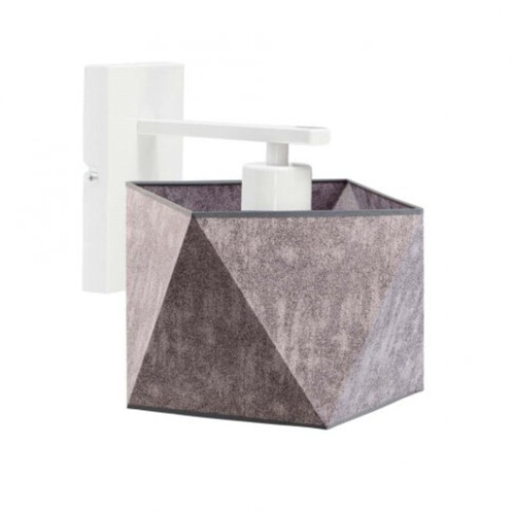 Kinkiet Lysne ODESSA, 1xE27, 60W, melange szürke, 22x25cm