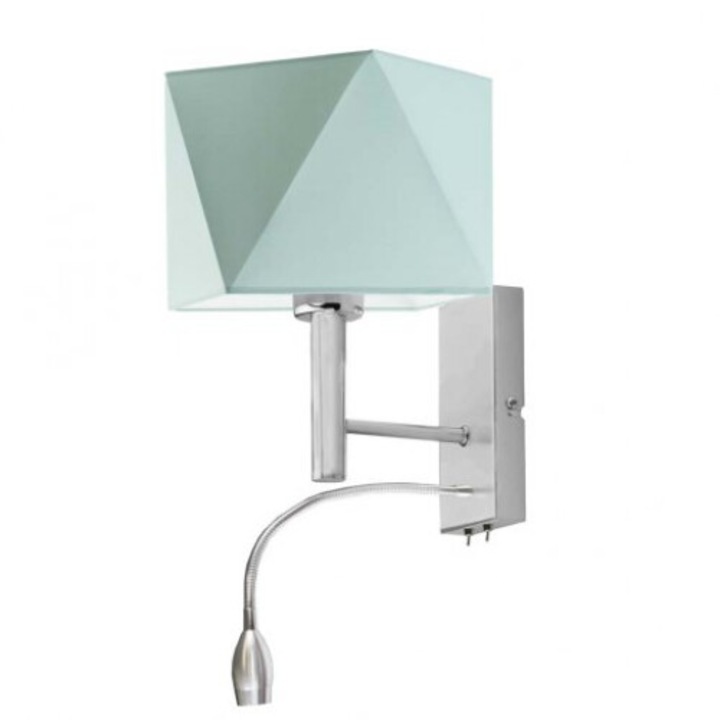 SALEM fali lámpa, Lysne, 1xE27, mentazöld, 28x23cm