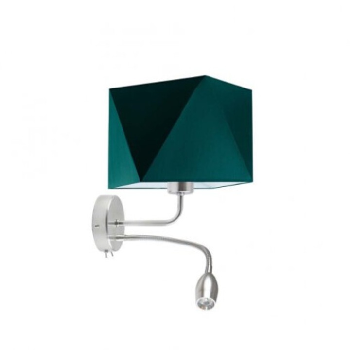 Аплик KENT, Lysne, LED, 1xE27, 16x16x26см, зелен