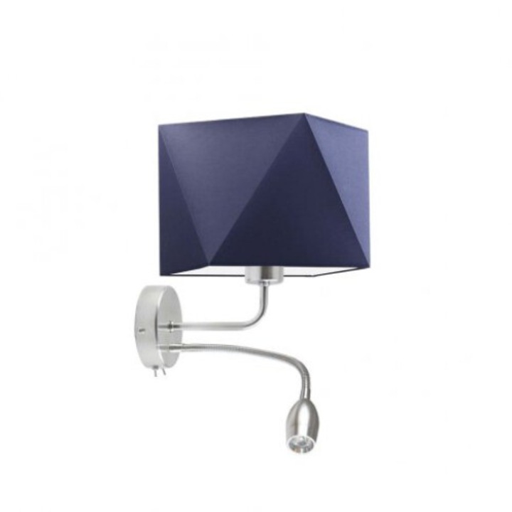 Aplica Lysne KENT, 1xE27, 60W, bleumarin, 26x25cm