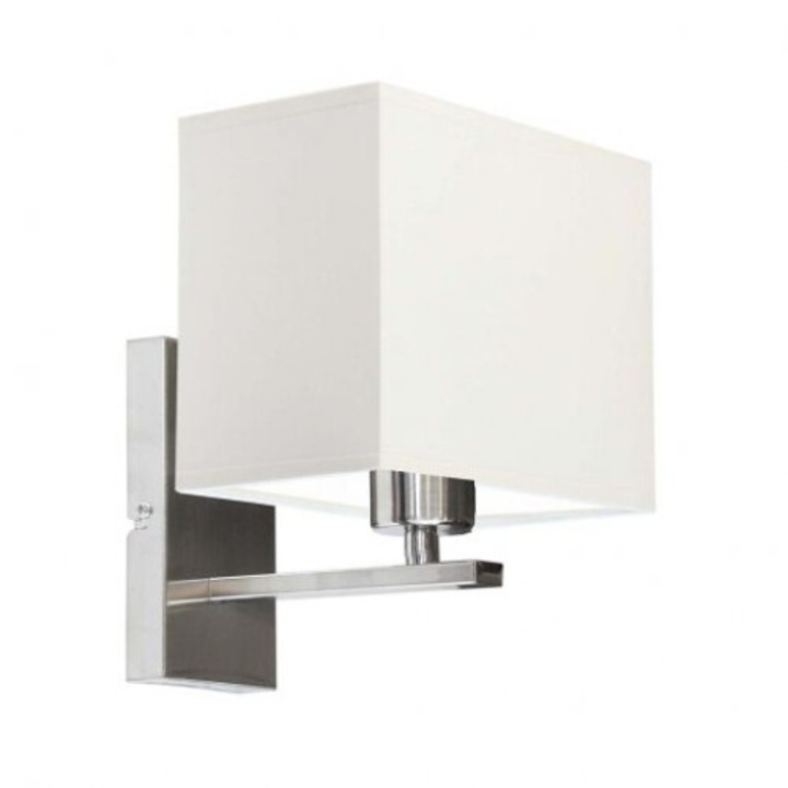 Стенна лампа Lysne MALAGA, бяла, 1xE27, 23x20x18см