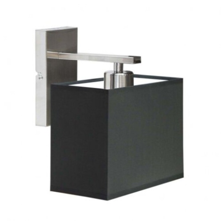 Аплик MALTA, Lysne, текстилен абажур, метал, 15x20x10см, 23x20x18см, 1xE27