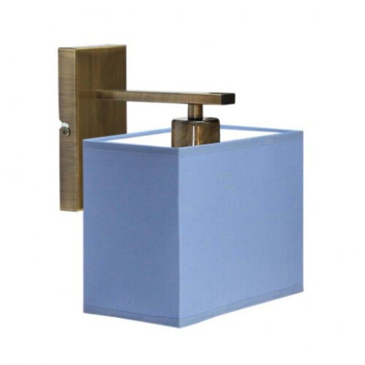 Лампа Lysne MALTA, 1xE27, 60W, метал, текстил, 15x20x10cm, 23x20x18cm