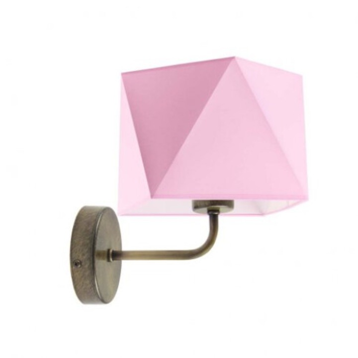 Lysne TURYN лампа, розова, 1xE27, 16x16x26см