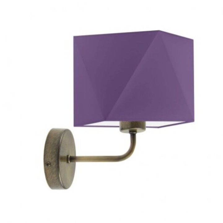 Lysne TURYN лампа, 1xE27, лилава, 16x16см
