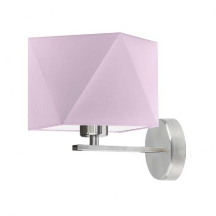 Стенна лампа ORLANDO, Lysne, диамантена геометрия, метал, текстил, 16x16cm, 24cm