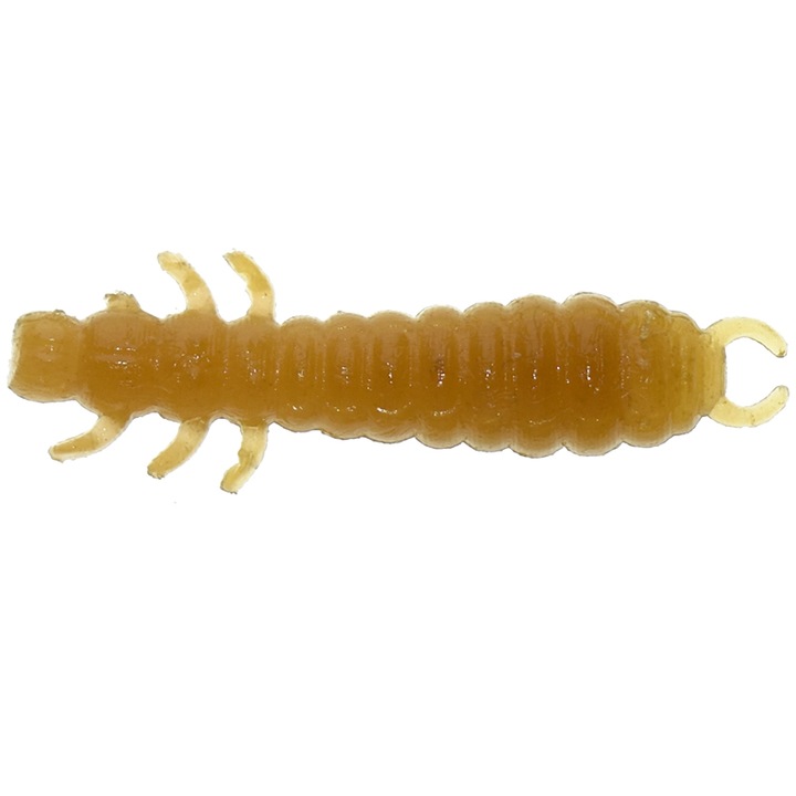 9 db-os lágy csali készlet, Harmony Baits Larva Lux Cheese 3,2cm 023, pisztráng vagy domolykó horgászatához