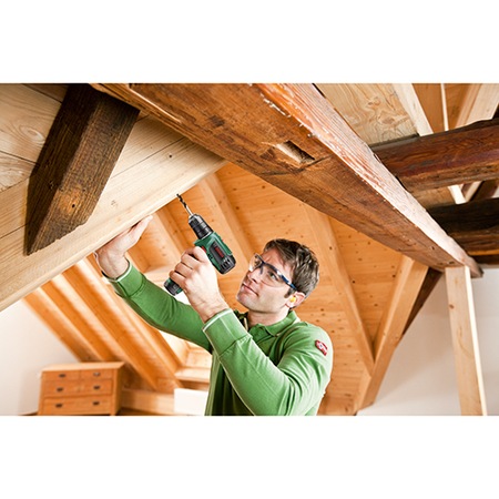 Masina de gaurit si insurubat (bormasina) pe acumulator Bosch EasyDrill 1200, 12 V, 1.5 Ah, 1650 RPM, acumulator, incarcator, cap surubelnita dublu, valiza transport