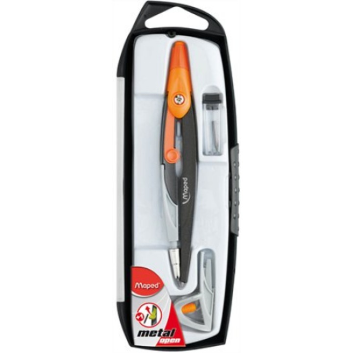 Set instrumente geometrie, MAPED, 3 buc