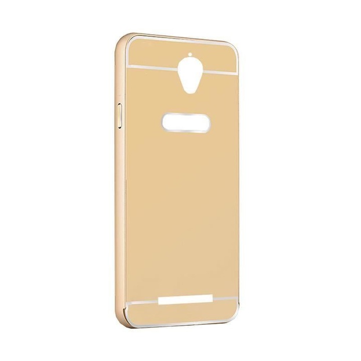 Iberry Gold Mirror Aluminium Bumper Case за Asus ZenFone GO 4.5 Inch ZC451TG