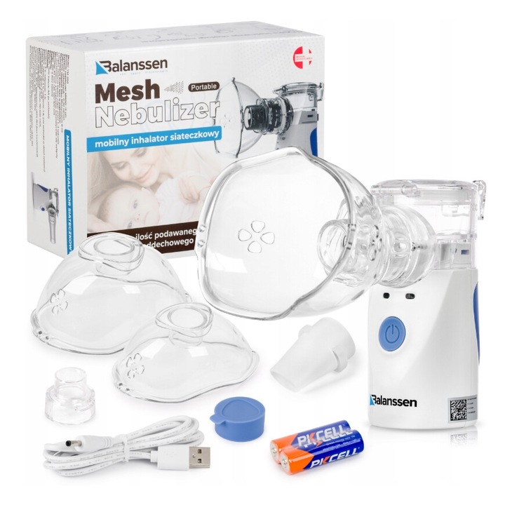 Aparat aerosoli Mesh Balanssen YM-3R9, portabil, silentios, pentru adulti si copii