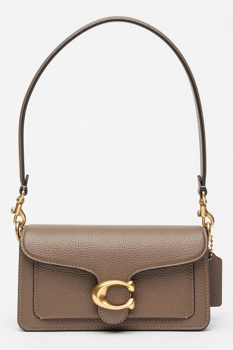 Кожена чанта за рамо COACH, Tabby, Сив-кафяв