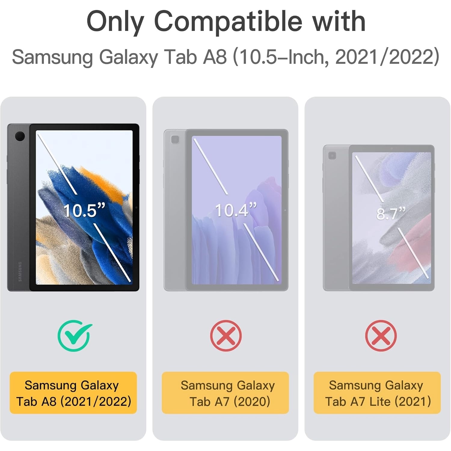 Husa Samsung Galaxy Tab A8 10.5 inch 2021 (SM-X200/X205/X207), subtire, translucida, cu suport pliabil, pentru trezire/somn automat (Rosu)