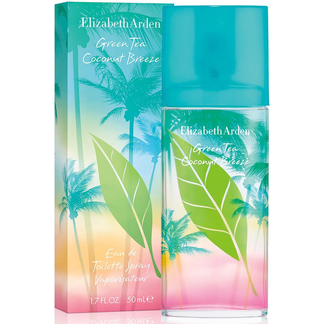 Apa de toaleta Elizabeth Arden Green Tea Coconut Breezie, 50 ml