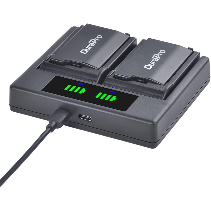 Комплект от 2 батерии 2400 mAh с двойно зарядно устройство, замества PSP-S110, съвместими с Sony PSP 2000 (2001, 2002, 2003, 2004, 2005, 2006, 2007, 2008, 2010), PSP 3000 (3001, 3002, 3003, 3004, 3005, 3006, 3007, 3008, 3010), PSP Lite, PSP Slim