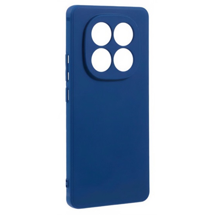 Gigapack szilikon mobiltelefon tok, matt, sötétkék, kompatibilis: Xiaomi Poco X7 / Redmi Note 14 Pro 5G