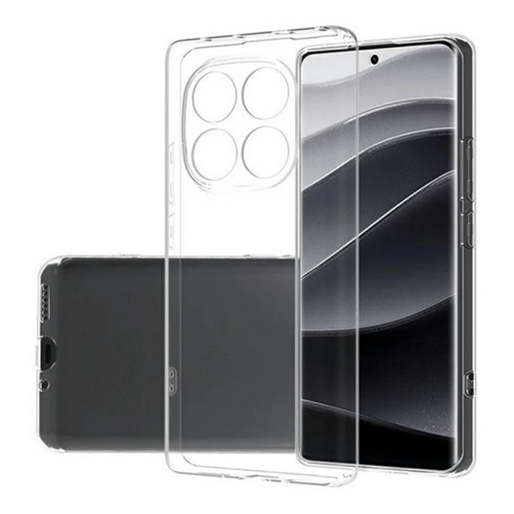 Gigapack szilikon mobiltelefon tok, ultravékony, átlátszó, kompatibilis: Xiaomi Poco X7 / Redmi Note 14 Pro 5G