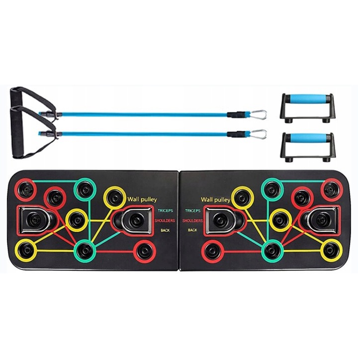 Placa pentru exercitii push-up Manere pentru push-up 16 in 1