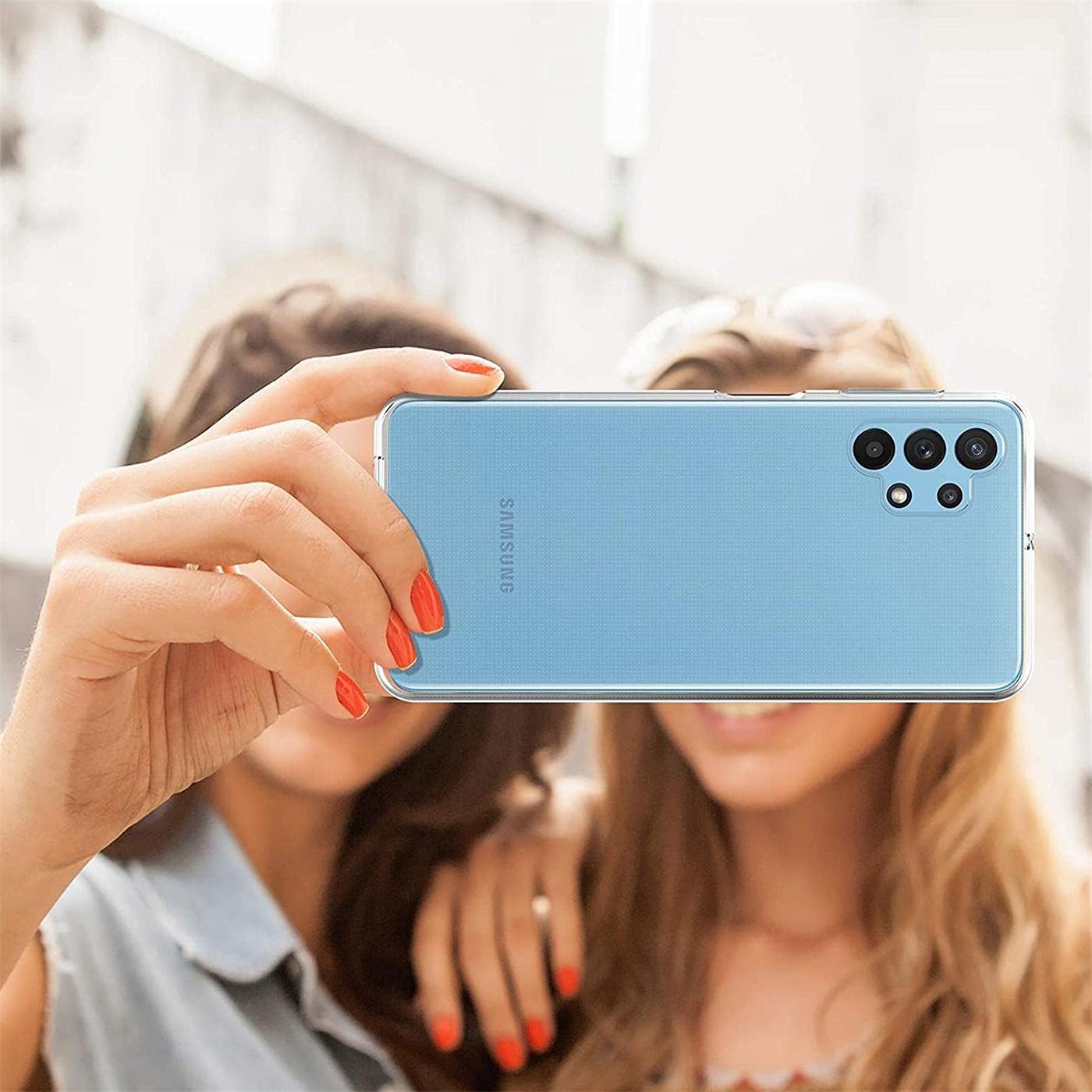Husa compatibila cu Samsung Galaxy A32 5G, ultra subtire, protectie moale TPU rezistenta la socuri - Transparent