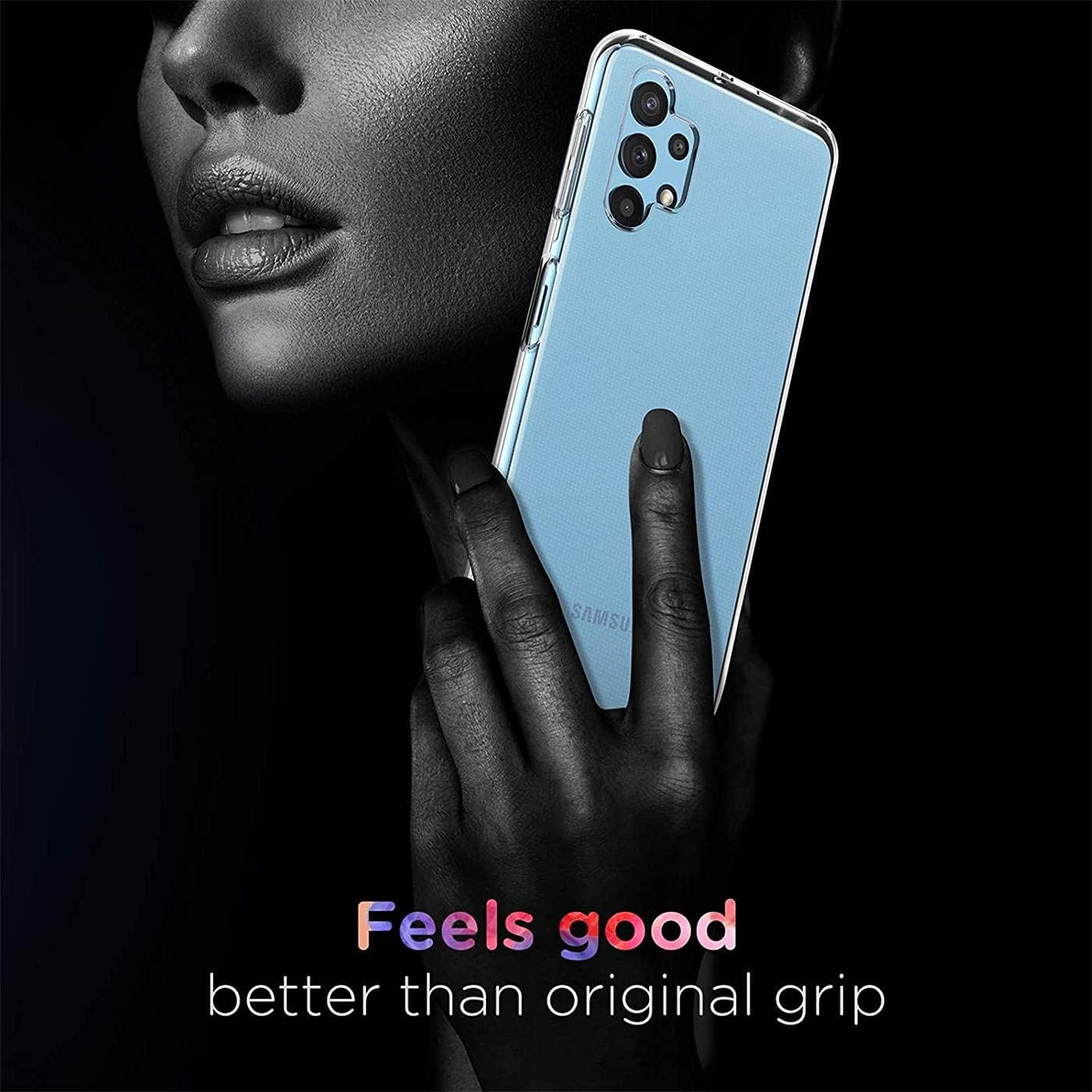 Husa compatibila cu Samsung Galaxy A32 5G, ultra subtire, protectie moale TPU rezistenta la socuri - Transparent