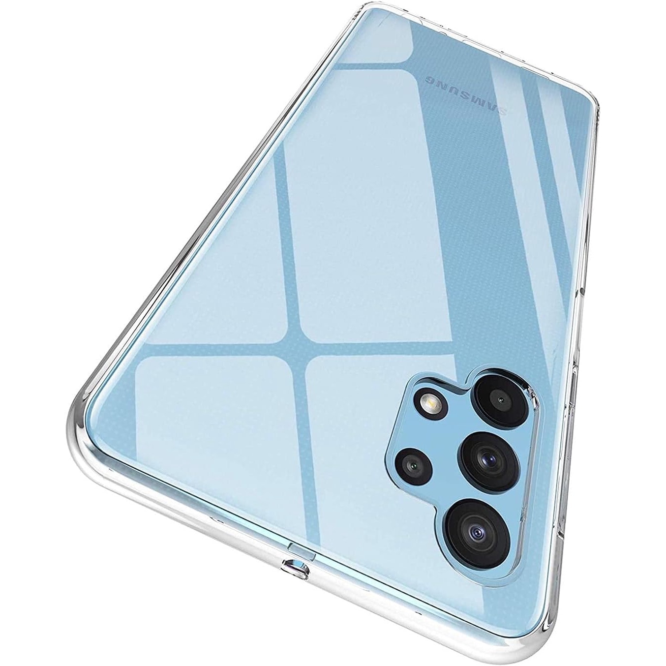 Husa compatibila cu Samsung Galaxy A32 5G, ultra subtire, protectie moale TPU rezistenta la socuri - Transparent