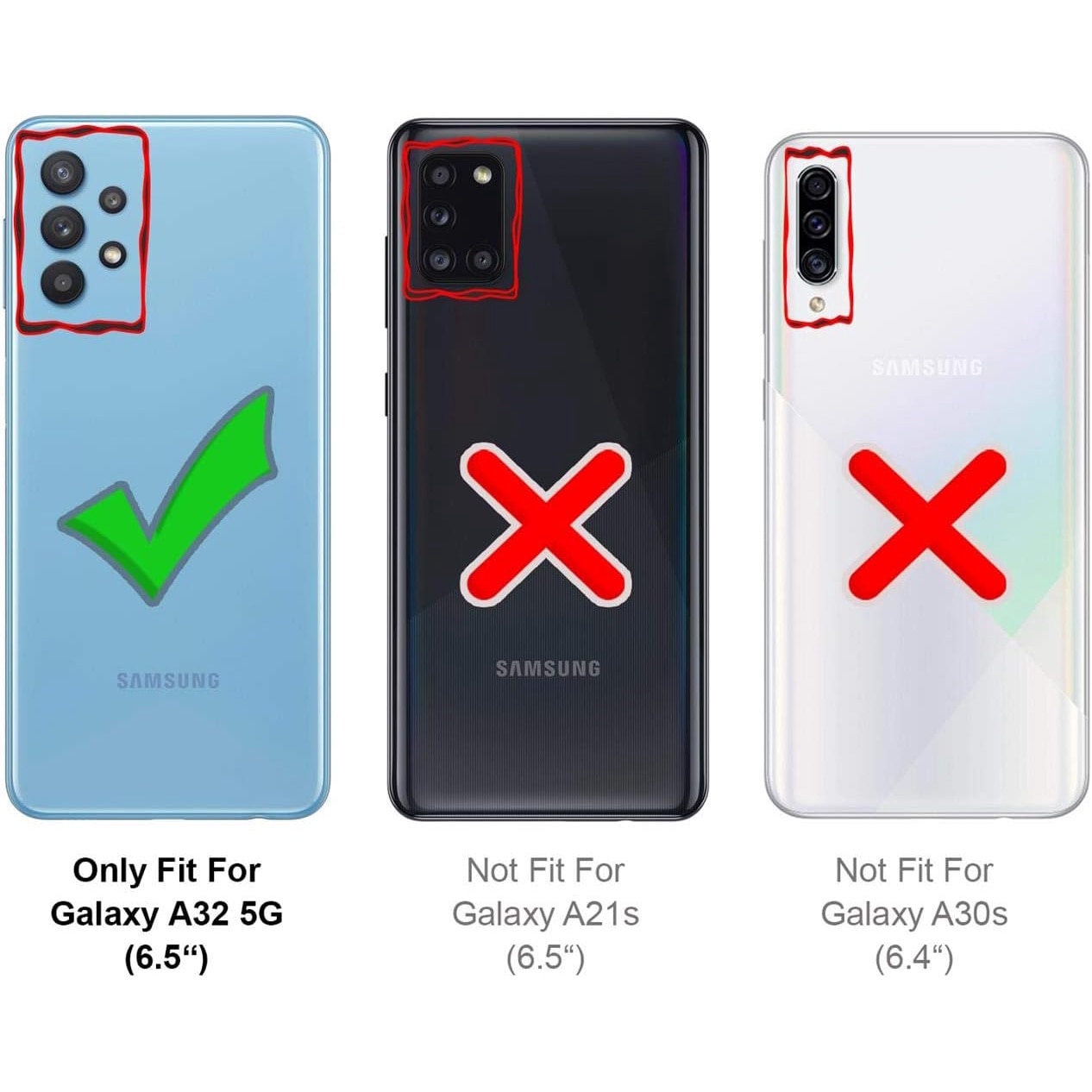 Husa compatibila cu Samsung Galaxy A32 5G, ultra subtire, protectie moale TPU rezistenta la socuri - Transparent