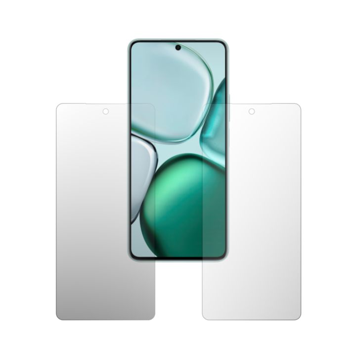 Set 2X Folie Protectie Ecran Folie24, pentru Honor X9c Smart, 1X Ultra-Clear + 1X Mata, Acoperire Case-Friendly ( Compatibile cu Carcasa ), Adezive, Flexibile cu Auto Regenerare