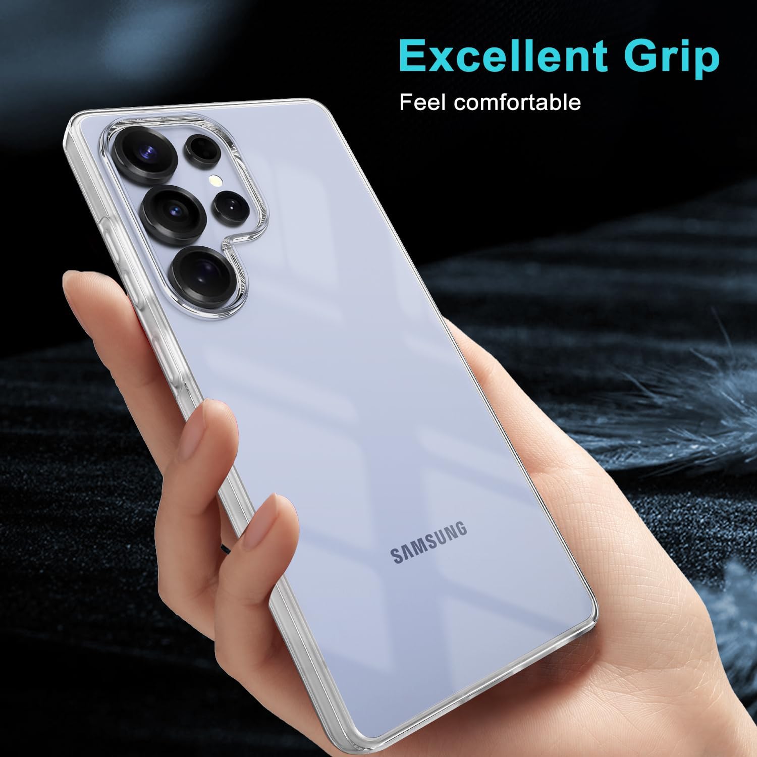 Husa 360 ALC Mobile, compatibila cu Samsung Galaxy S25 Ultra, V2 Transparent fata+spate