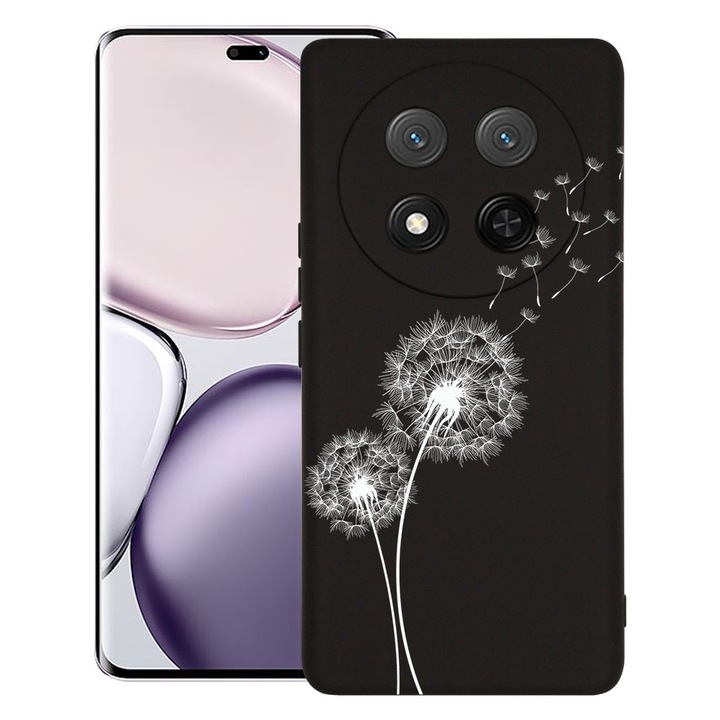 BestCase® Husa pentru Honor Magic 7 Lite, Premium Slim Silicon 1.2MM, Dandelion, Microfibra in interior, Antisoc, Protectie camera si ecran, 1926315 PB 22