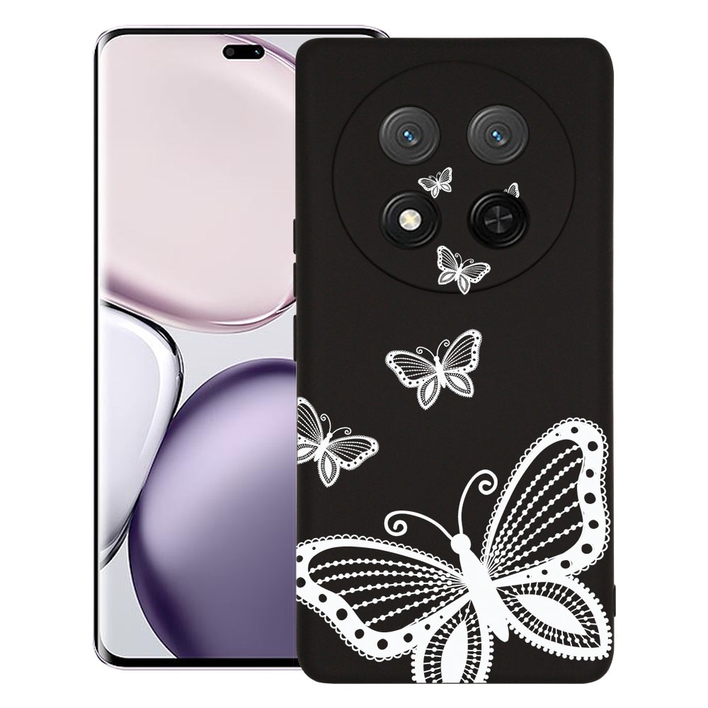 BestCase® Husa pentru Honor Magic 7 Lite, Premium Slim Silicon 1.2MM, Butterfly, Microfibra in interior, Antisoc, Protectie camera si ecran, 1926315 PB 79