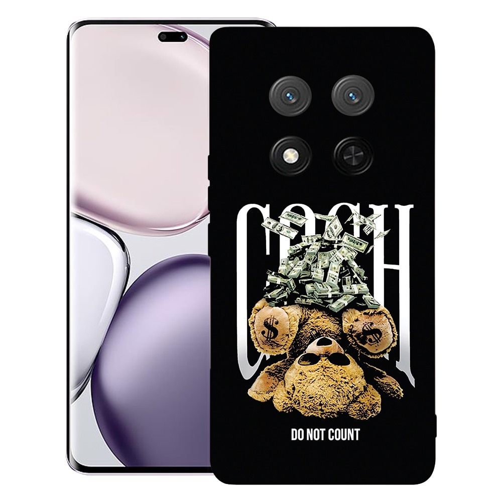 BestCase® Husa pentru Honor Magic 7 Lite, Premium Slim Silicon 1.2MM, Teddy Bear Money, Microfibra in interior, Antisoc, Protectie camera si ecran, 1926315 PB 1460