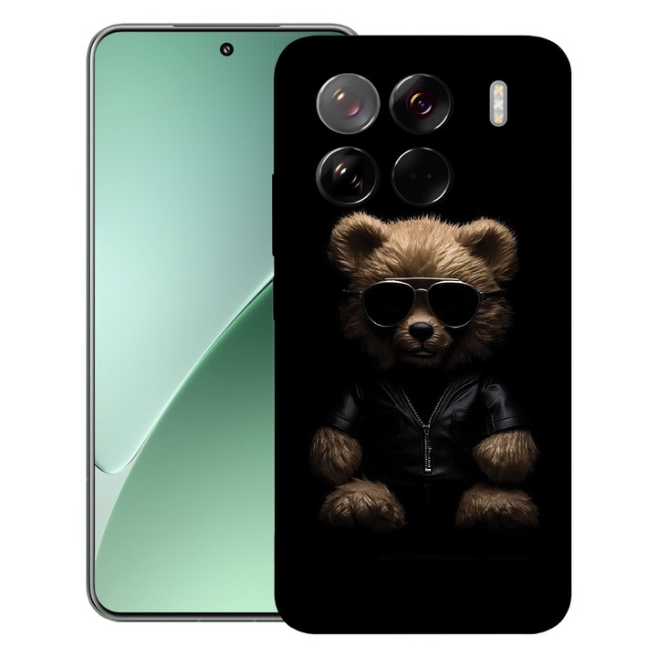 BestCase® Калъф за Xiaomi 15 Pro, Premium Slim Силиконов 1.2MM, Стил Мече, Микрофибър отвътре, Противоударна защита, Защита за камерата и екрана, 1926323 PB 1104