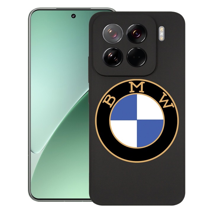 Силиконов калъф BestCase за Xiaomi 15 Pro, BMW classic, SLIM 1.2MM, Microfiber interior, Premium Soft Liquid Silicon, Black, 1926323 PB 1751