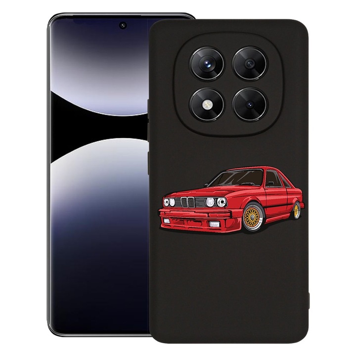 BestCase® Husa pentru Xiaomi Redmi Note 14 Pro Plus, Premium Slim Silicon 1.2MM, Classic Car, Microfibra in interior, Antisoc, Protectie camera si ecran, 1926326 PB 829