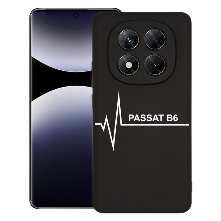 BestCase® Husa pentru Xiaomi Redmi Note 14 Pro Plus, Premium Slim Silicon 1.2MM, Passat B6, Microfibra in interior, Antisoc, Protectie camera si ecran, 1926326 PB 1664
