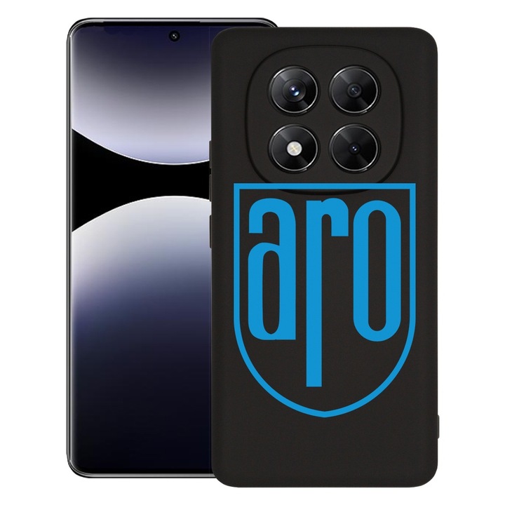 BestCase® Husa pentru Xiaomi Redmi Note 14 Pro, Premium Slim Silicon 1.2MM, ARO, Microfibra in interior, Antisoc, Protectie camera si ecran, 1926325 PB 1756