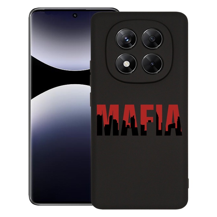 BestCase® Husa pentru Xiaomi Redmi Note 14 Pro Plus, Premium Slim Silicon 1.2MM, Maffia, Microfibra in interior, Antisoc, Protectie camera si ecran, 1926326 PB 1687
