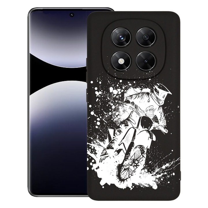 BestCase® Husa pentru Xiaomi Redmi Note 14 Pro Plus, Premium Slim Silicon 1.2MM, MotoCross, Microfibra in interior, Antisoc, Protectie camera si ecran, 1926326 PB 1452