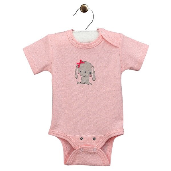 Body pentru bebelusi fetite, bumbac 100%, 68 cm