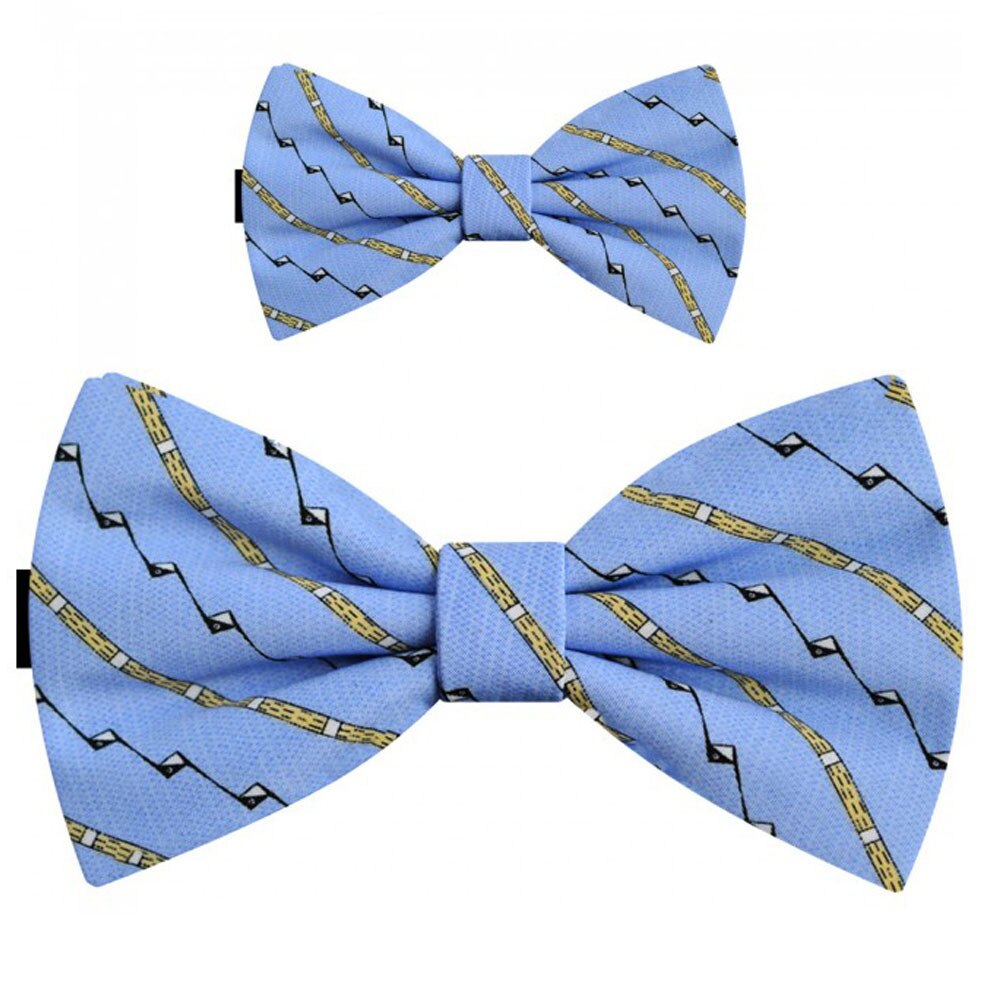 Set Papioane tata fiu, albastrul cerului, model abstract