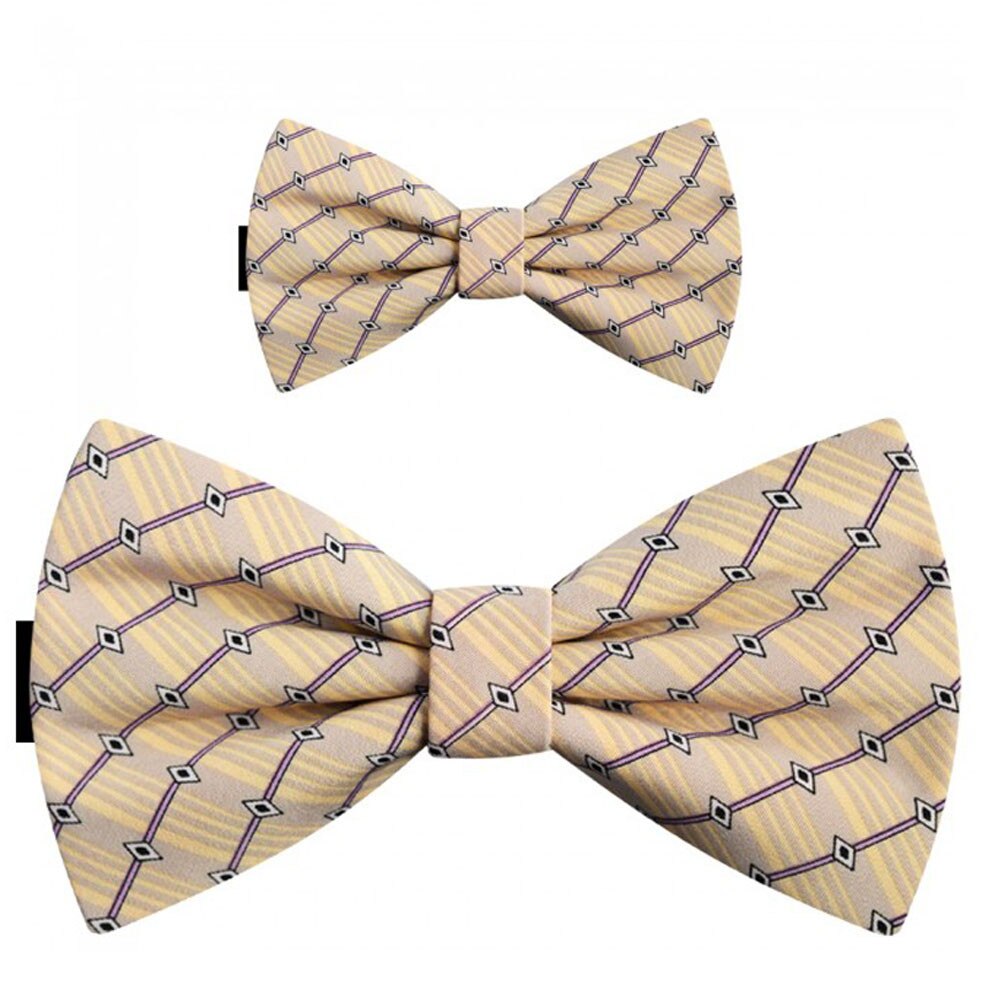 Set Papioane tata fiu, gri bej, model dungi mov,