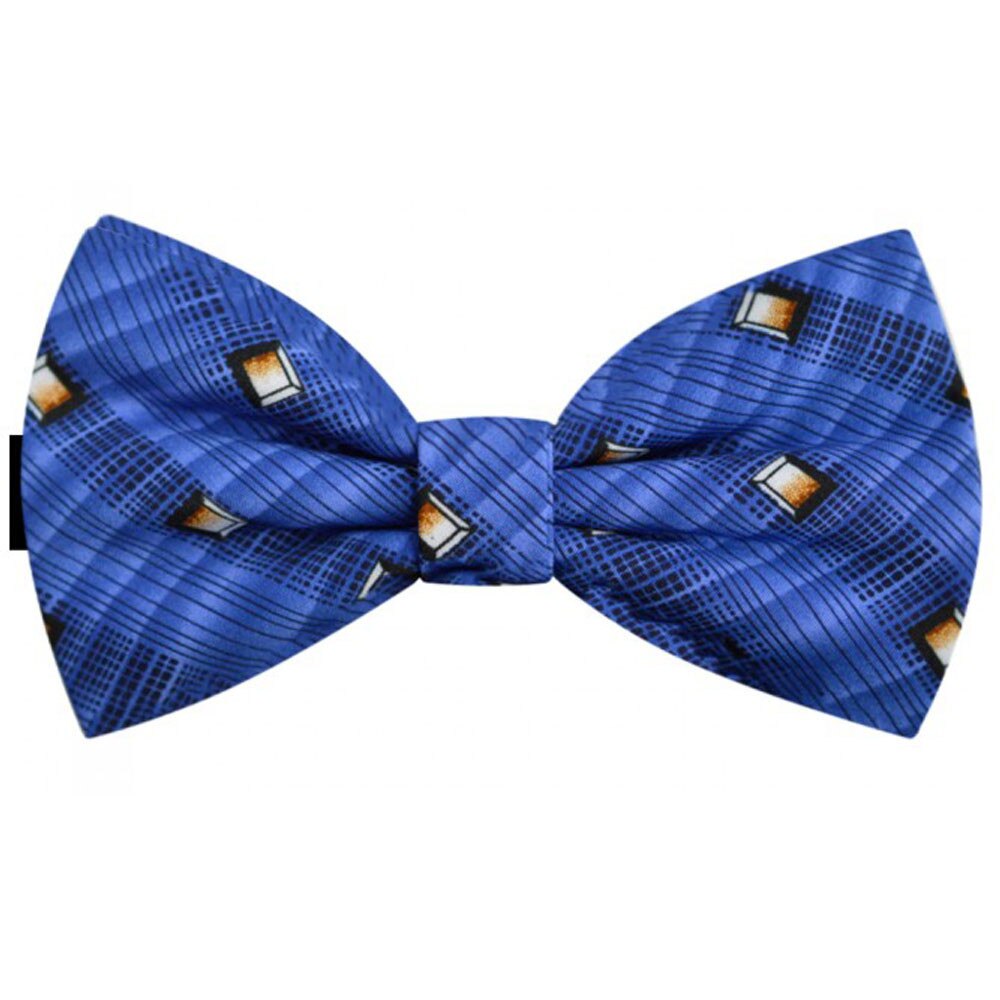 Papion albastru safir, model cuburi